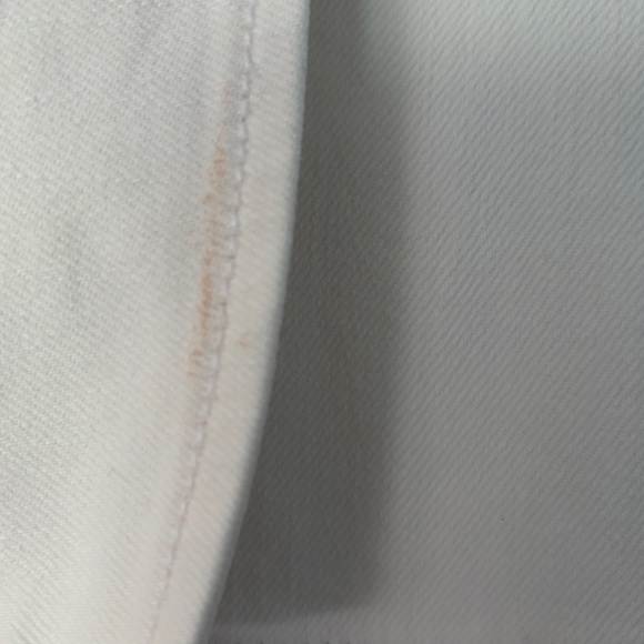 3 for 25! Lilly‎ Pulitzer Women’s White Denim Jacket, size XL, WITH FLAWS - Picture 9 of 12